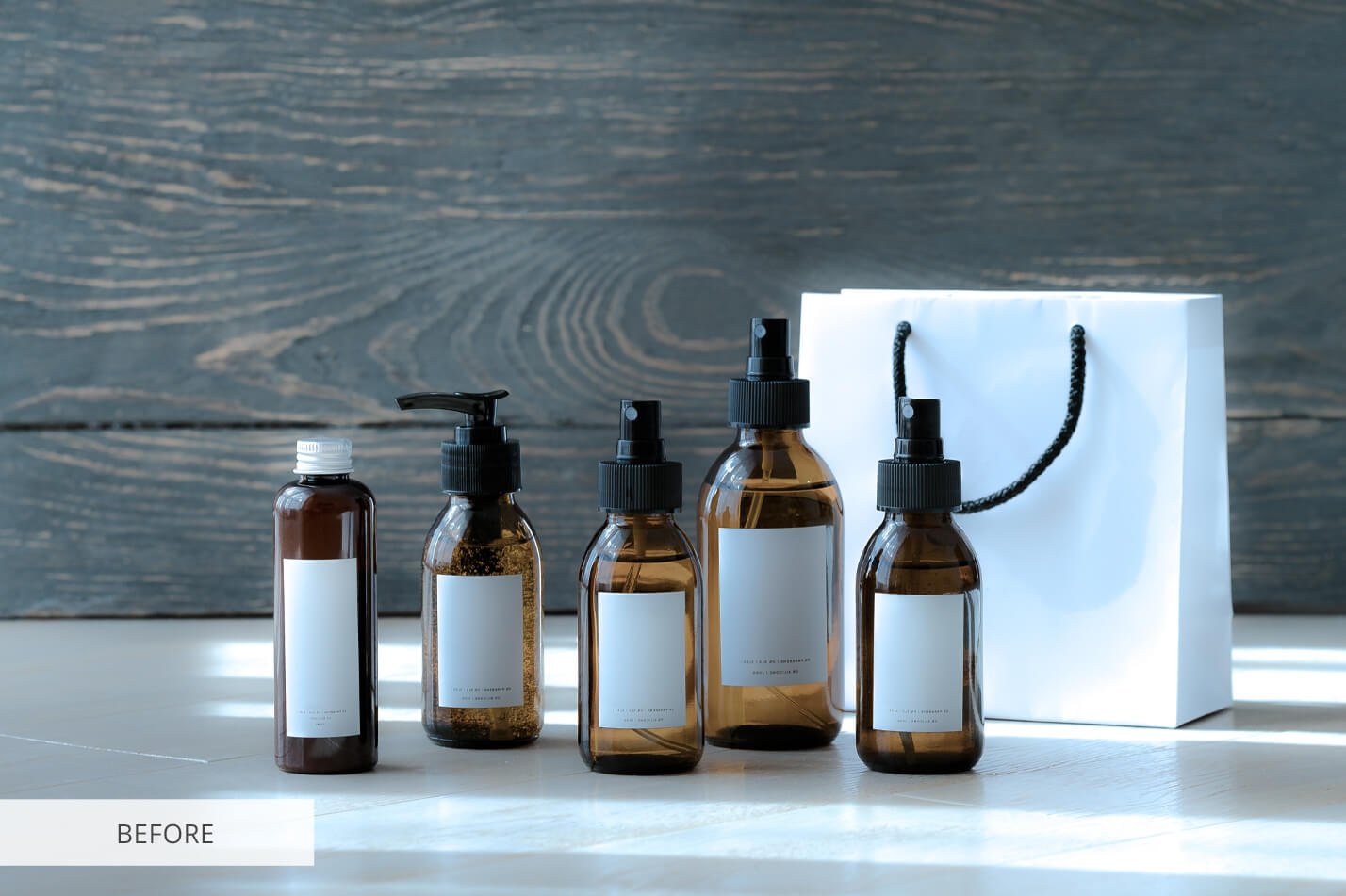 一组产品摄影高级色调PS滤镜动作素材