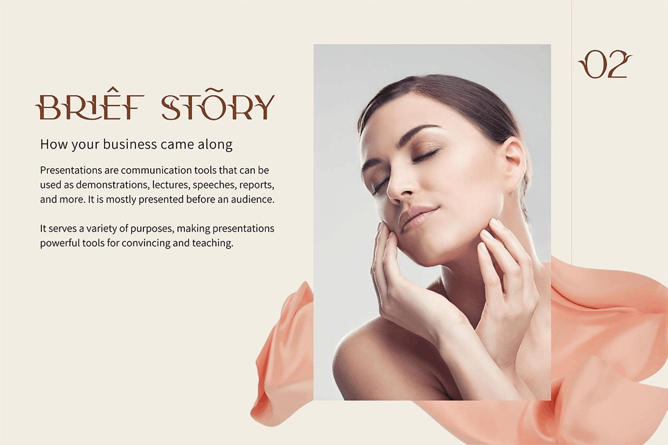 一组独特花朵植物树叶英文字体Camelia Sans