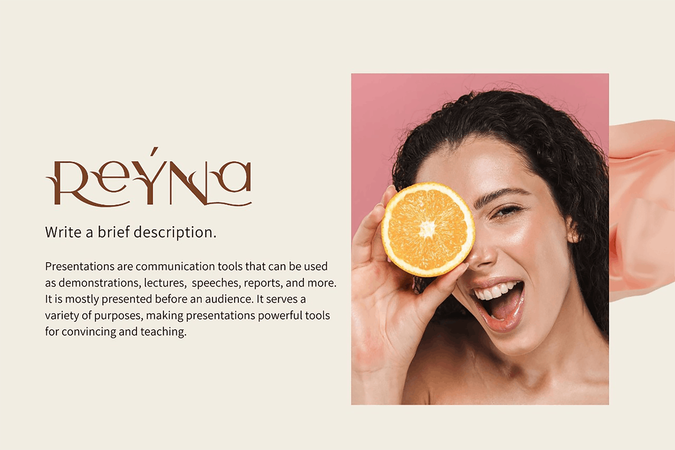 一组独特花朵植物树叶英文字体Camelia Sans