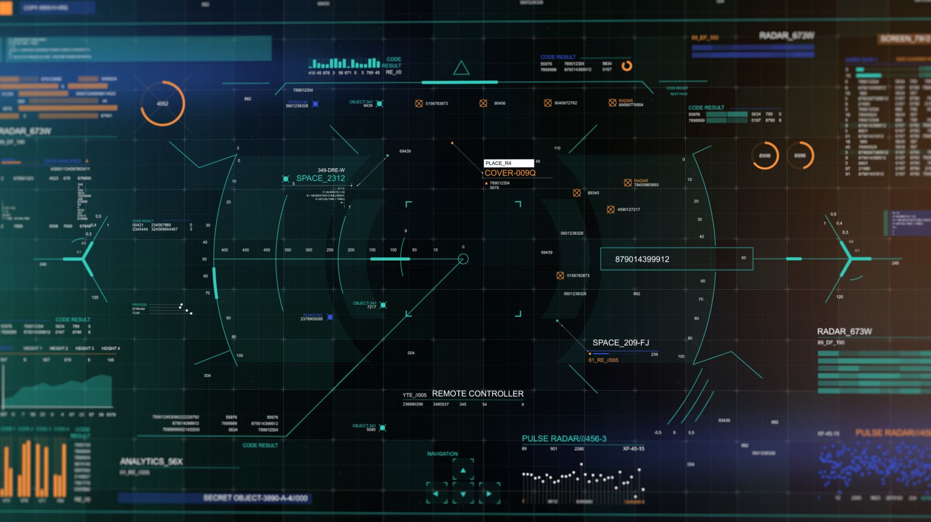 140+间谍高科技图表HUD元素AE视频素材