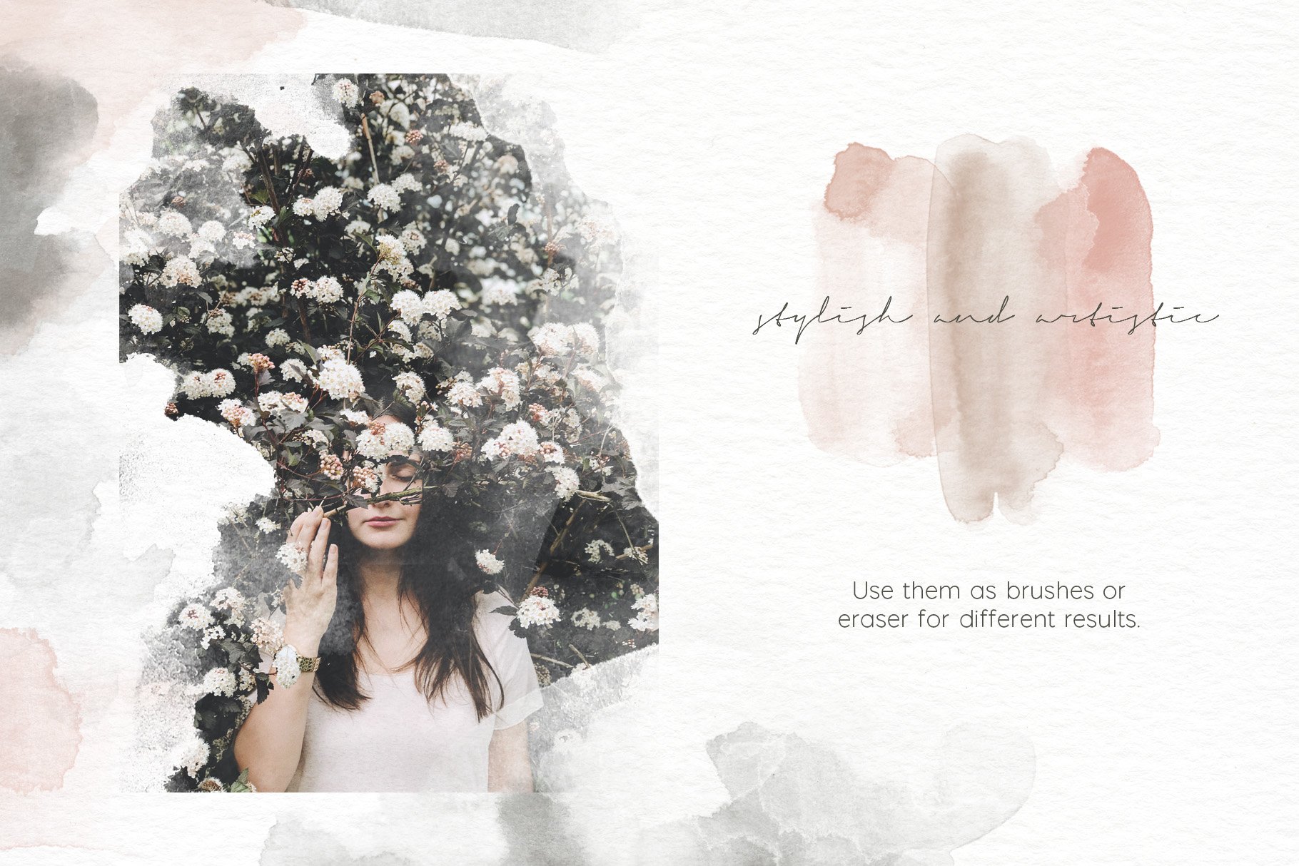 精品素材：457个高质量水彩Procreate笔刷素材下载