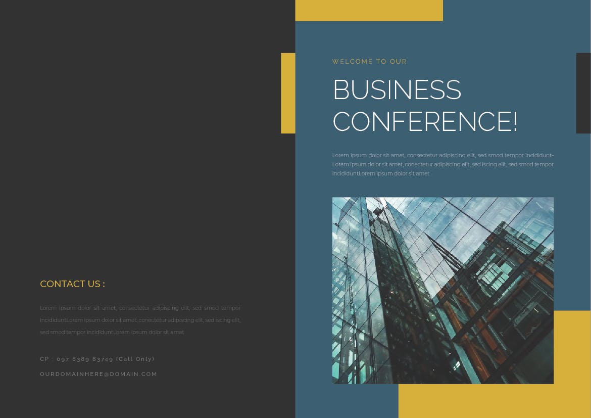 商务会议手册画册VI模板素材