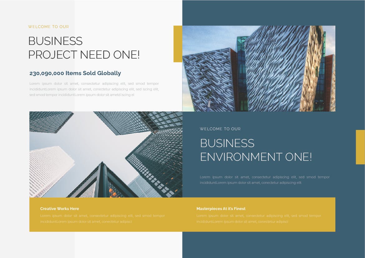 商务会议手册画册VI模板素材