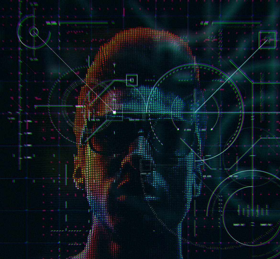 科技感HUD UI仪表盘效果PS动作下载