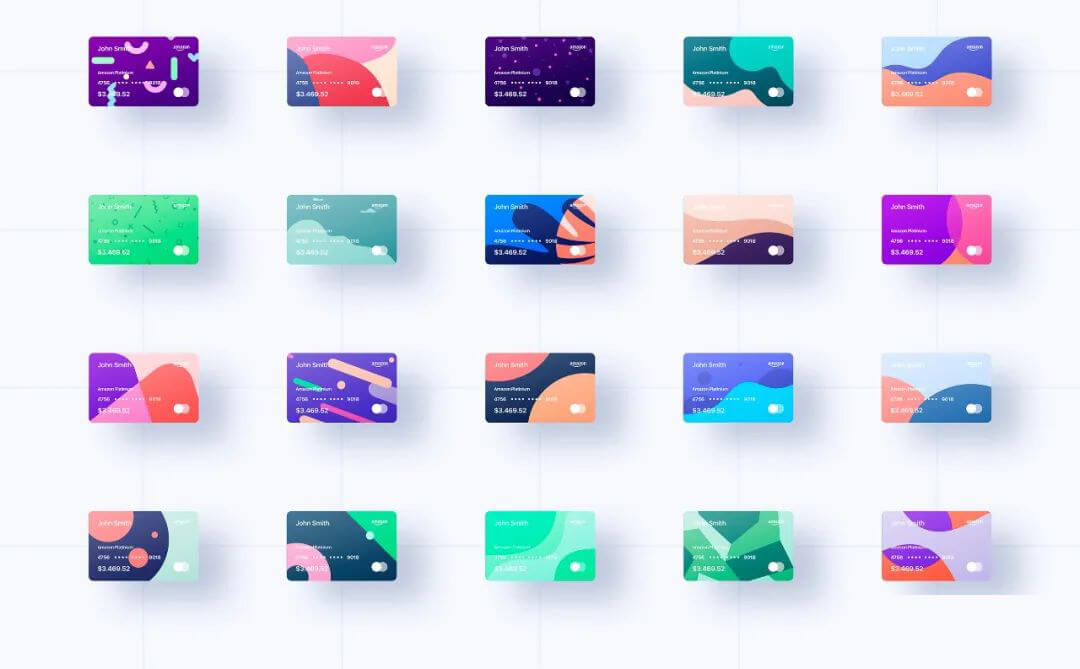 上百款神仙配色矢量卡片色卡合集!让你做设计不再烦恼!