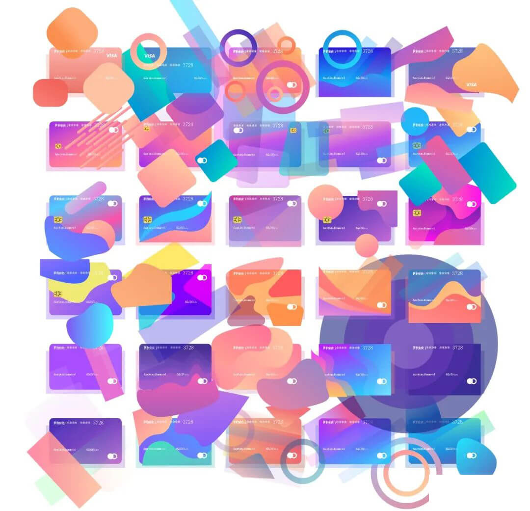 上百款神仙配色矢量卡片色卡合集！让你做设计不再烦恼！