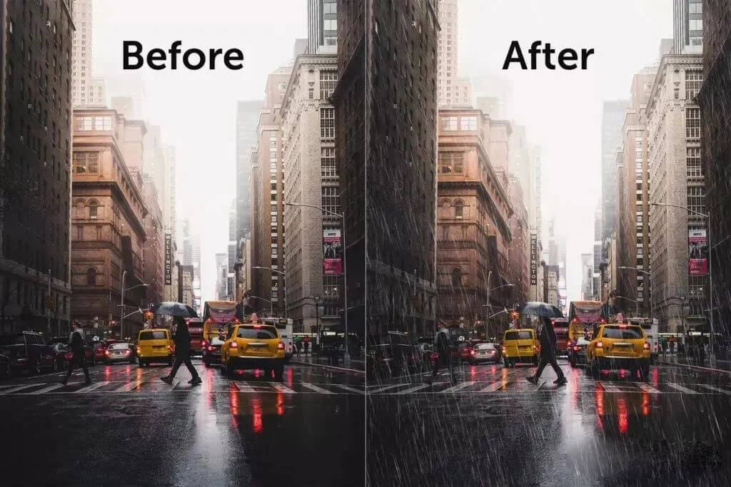 滑几下就能做出超逼真下雨效果!RainFX让PS更好学