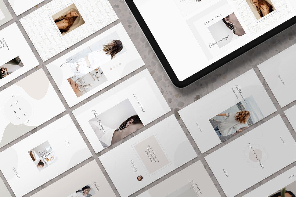 时尚高端简约优雅Instagram社交媒体banner海报设计PSD素材模板