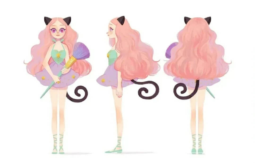 IPAD全套甜系插画套装，色卡简直甜爆了！