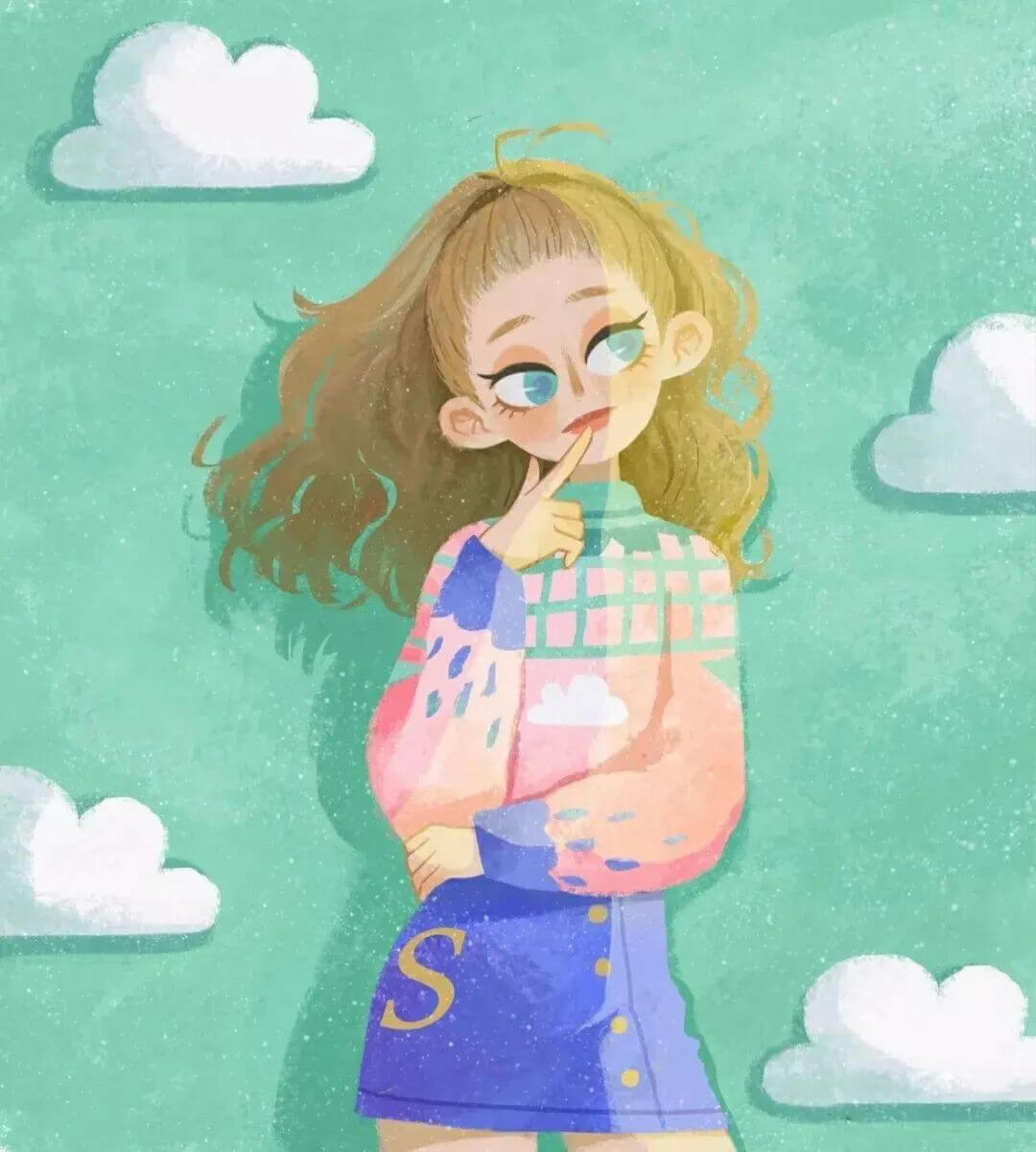 IPAD全套甜系插画套装，色卡简直甜爆了！