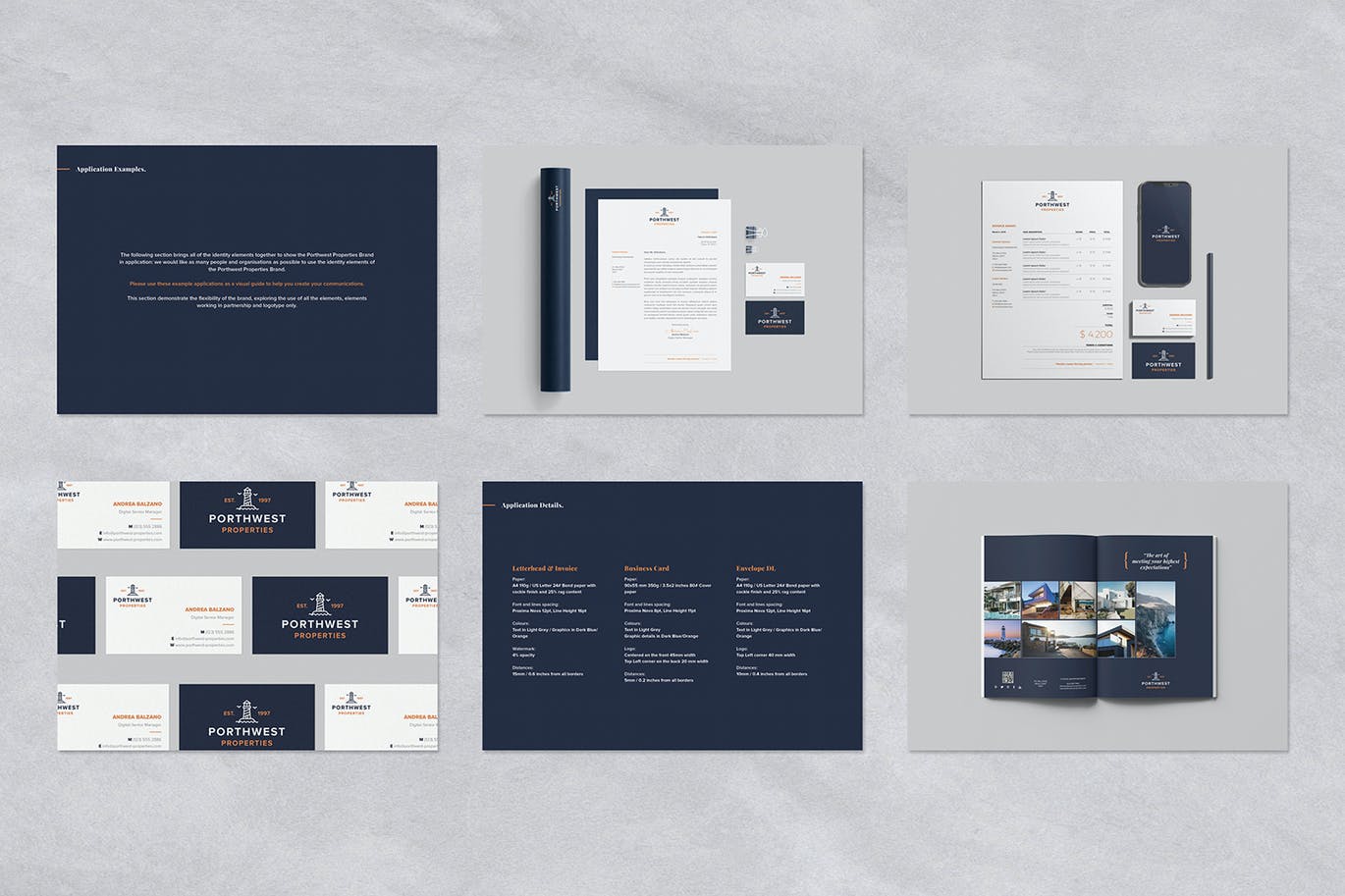 专业的品牌手册VI设计模板