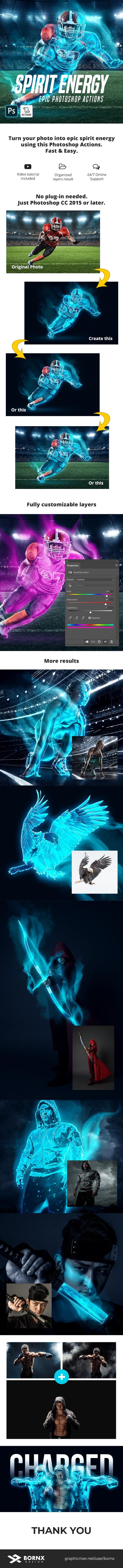 抽象超自然灵魂能量诡异玄幻效果PS特效动作