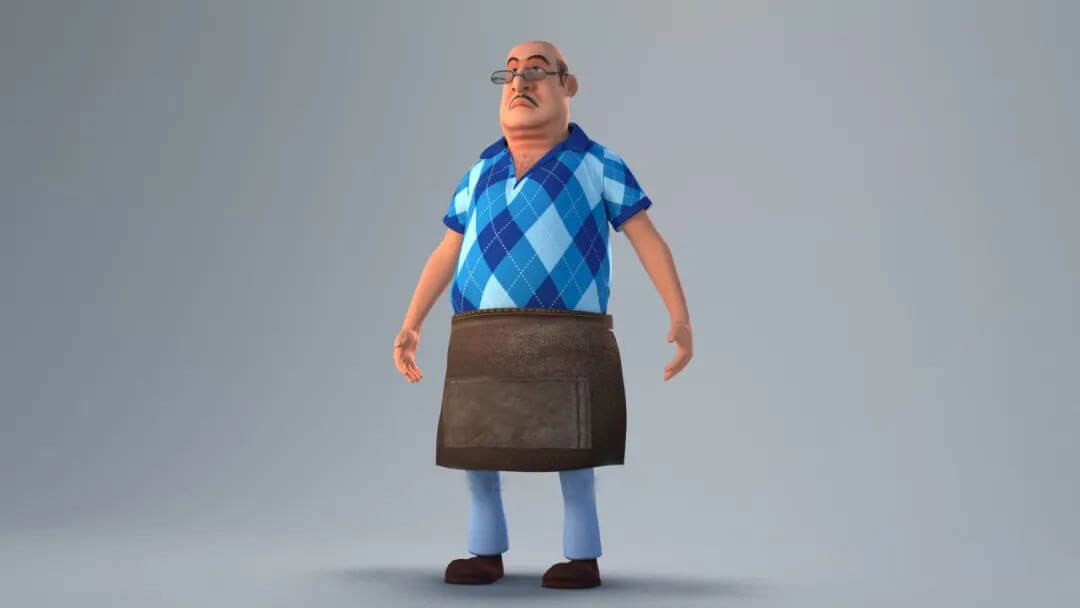 C4D做卡通真好看，几分钟效果就出来了！这些卡通模型能吹爆！