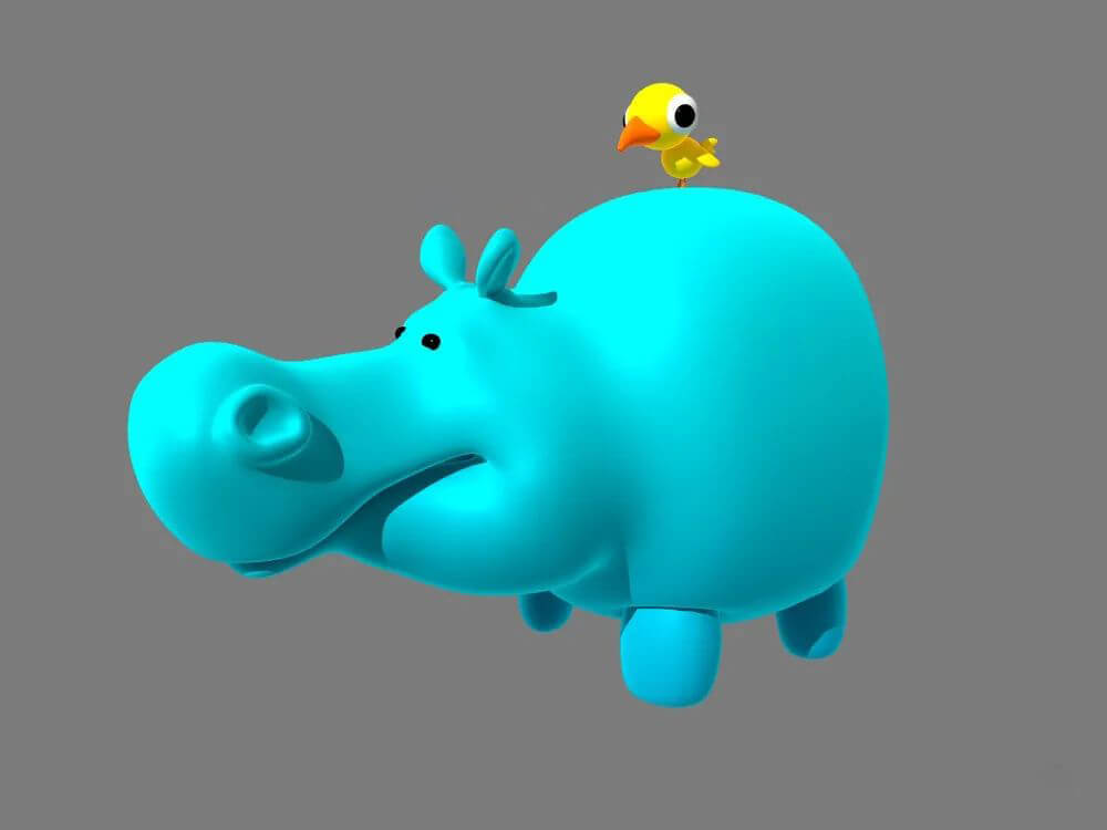 C4D做卡通真好看，几分钟效果就出来了！这些卡通模型能吹爆！