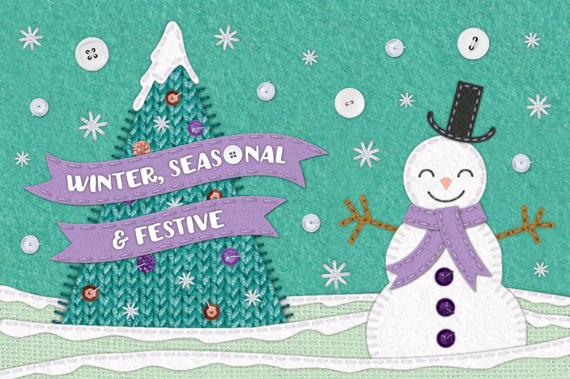 织物缝纫工艺主题-笔刷样式素材包