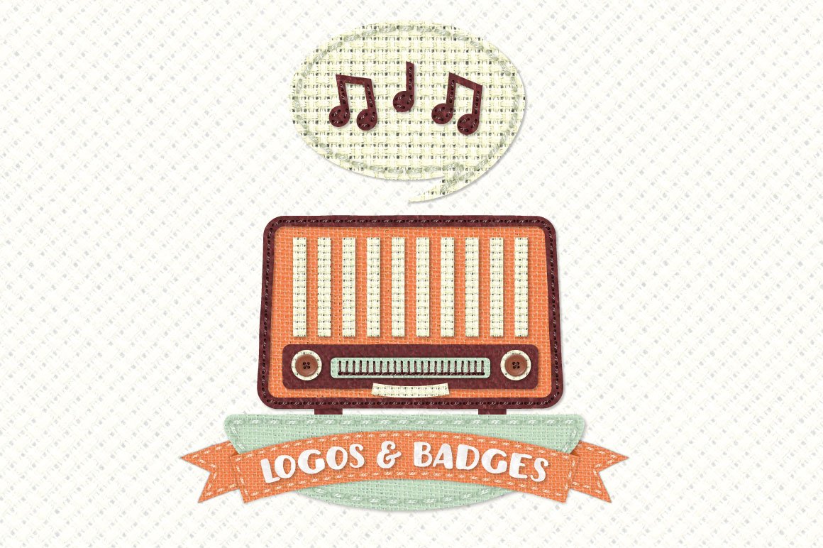 织物缝纫工艺主题-笔刷样式素材包