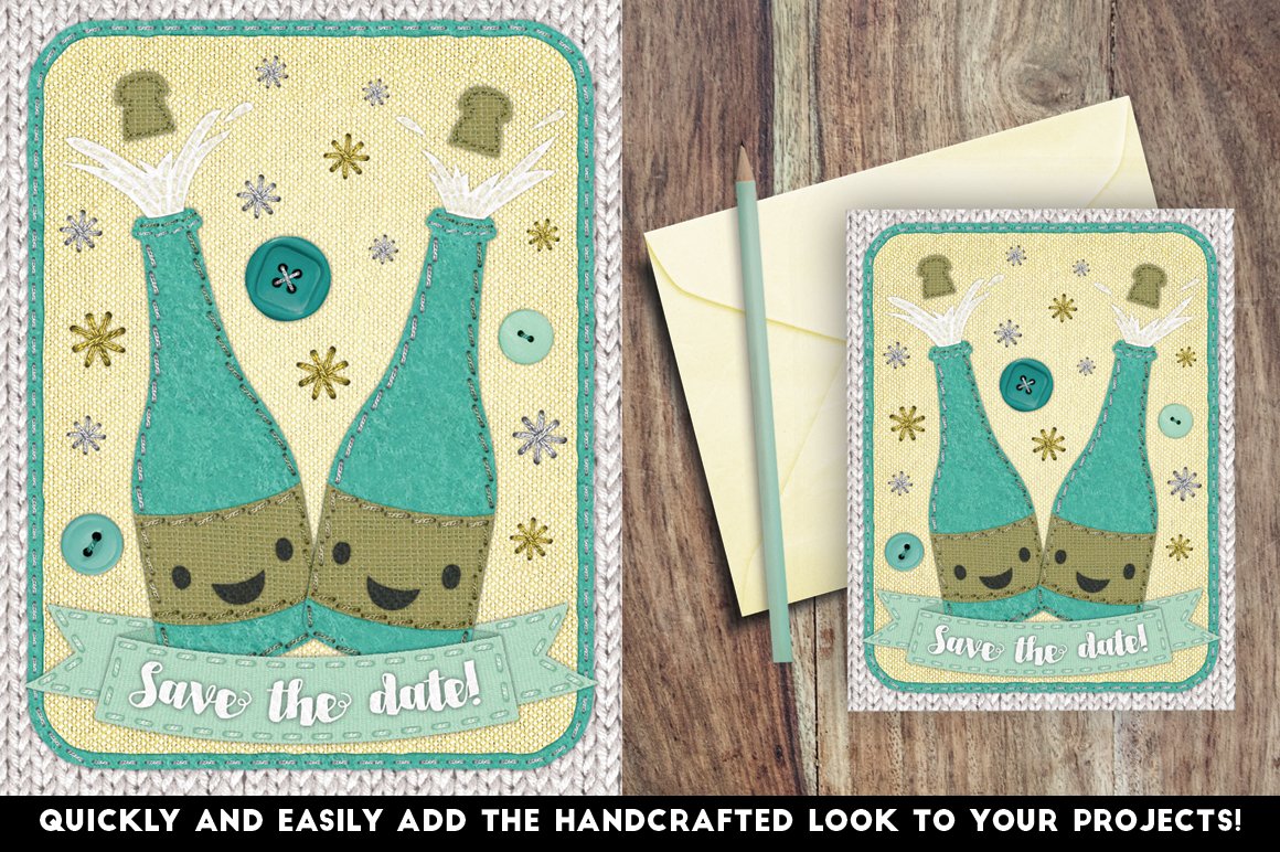 织物缝纫工艺主题-笔刷样式素材包