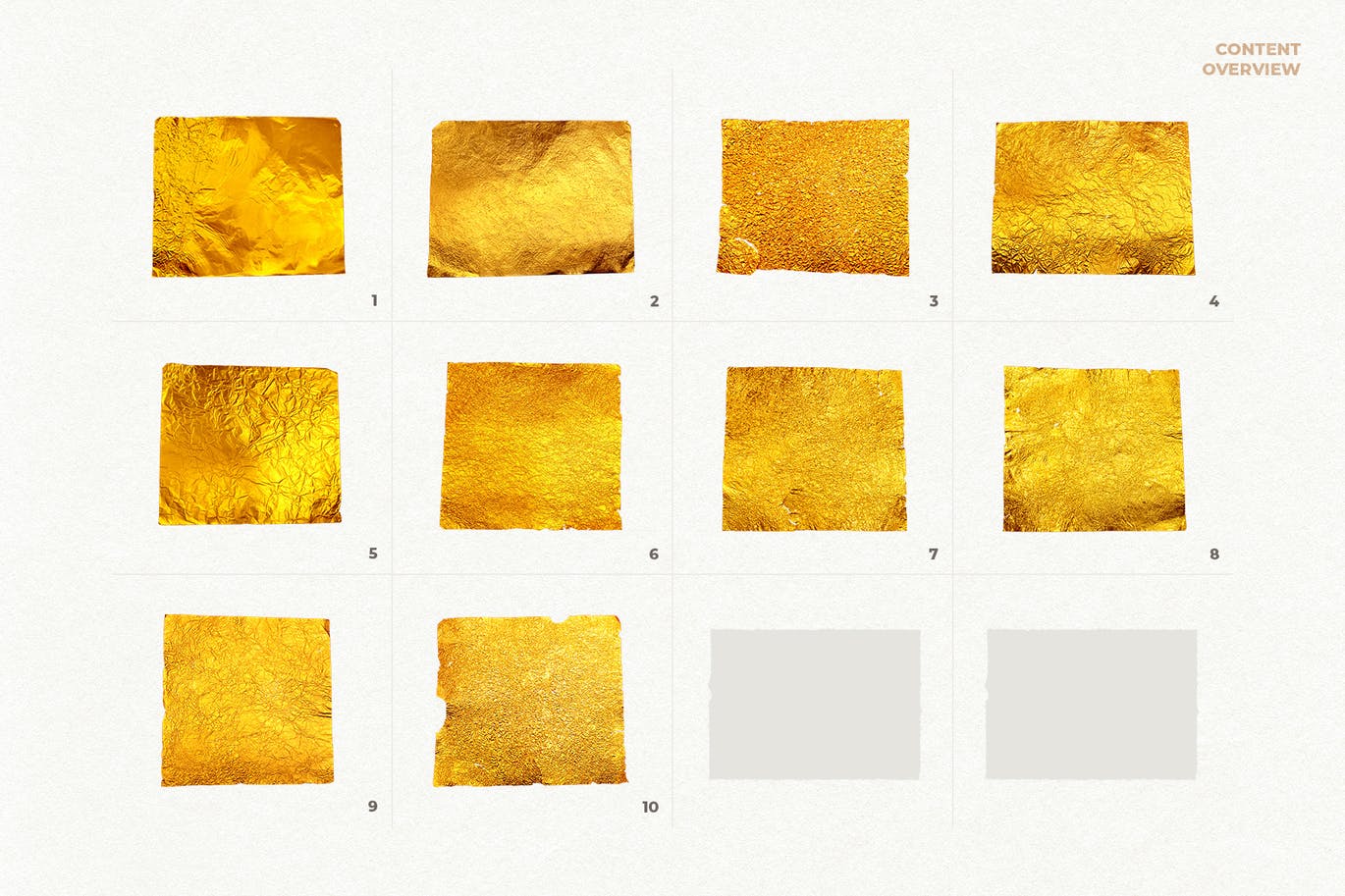 10个高品质土豪金黄金金色背景底纹纹理素材