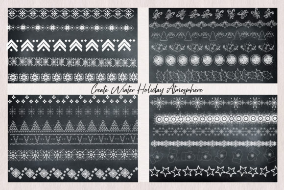 适用于Procreate的圣诞笔刷素材