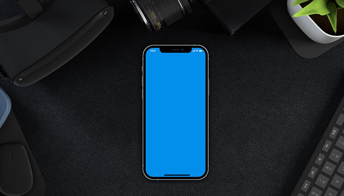 高品质iPhone 12APP UI样机展示模型PSD素材