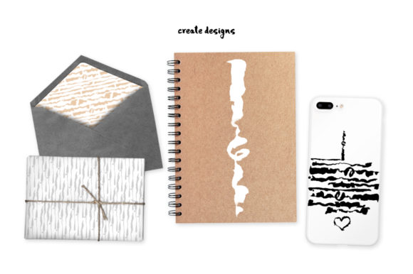 16个适用于Illustrator的矢量艺术水彩&墨水笔刷