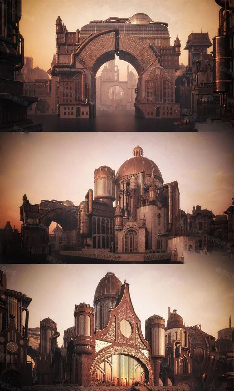 价值上千美元的国外电影史诗级3D场景模型，这逼格太高了！