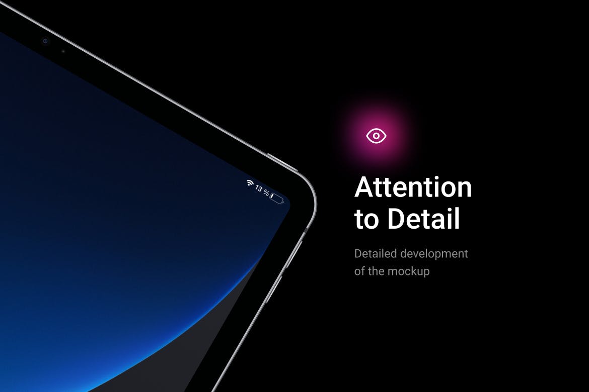 iPad Pro APP UI样机展示素材模型