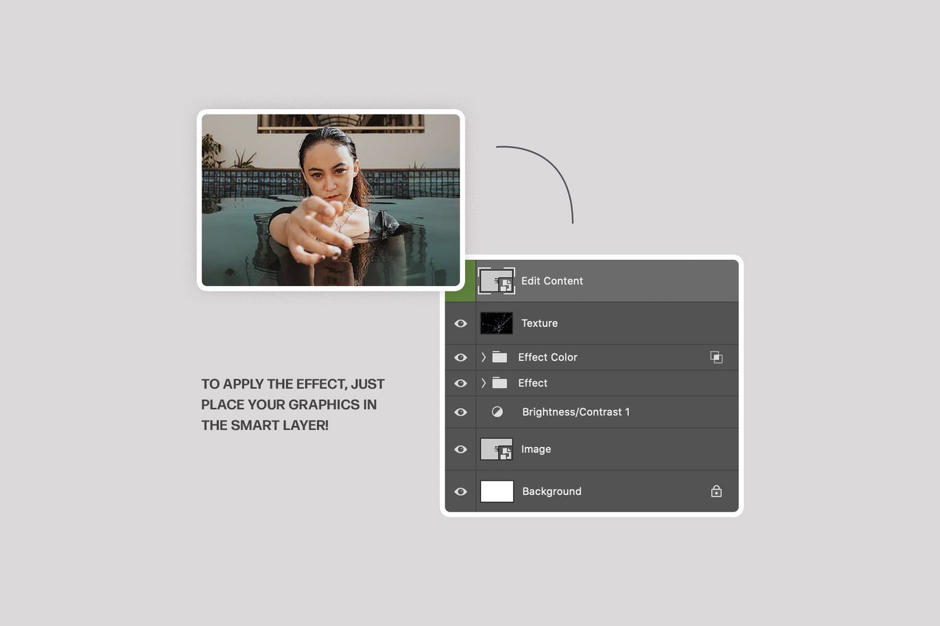 为你一键生成破碎玻璃镜子照片PS动作预设