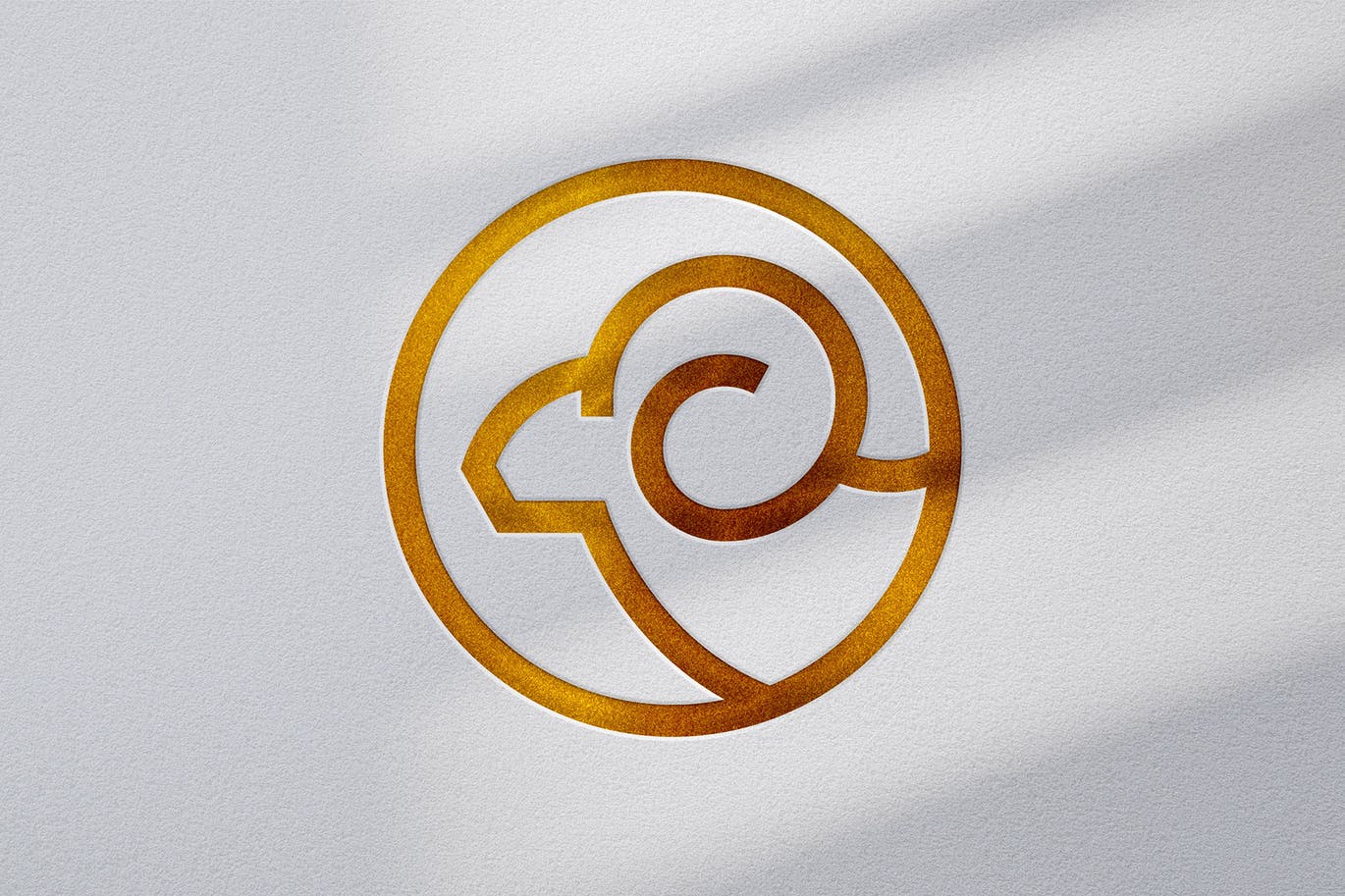 高品质黄金白银logo标志VI样机PSD展示素材库