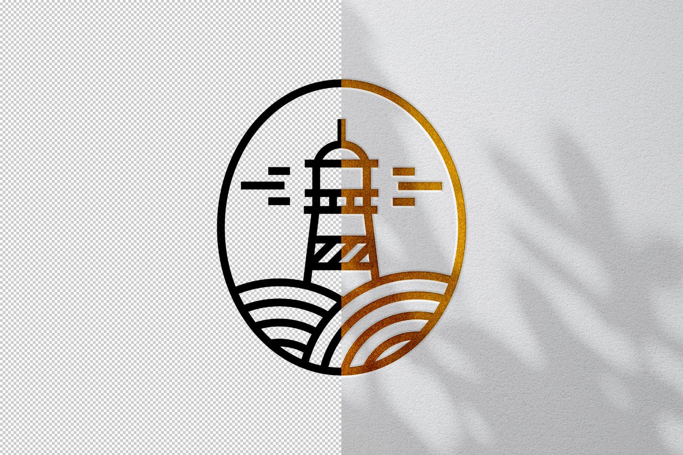 高品质黄金白银logo标志VI样机PSD展示素材库