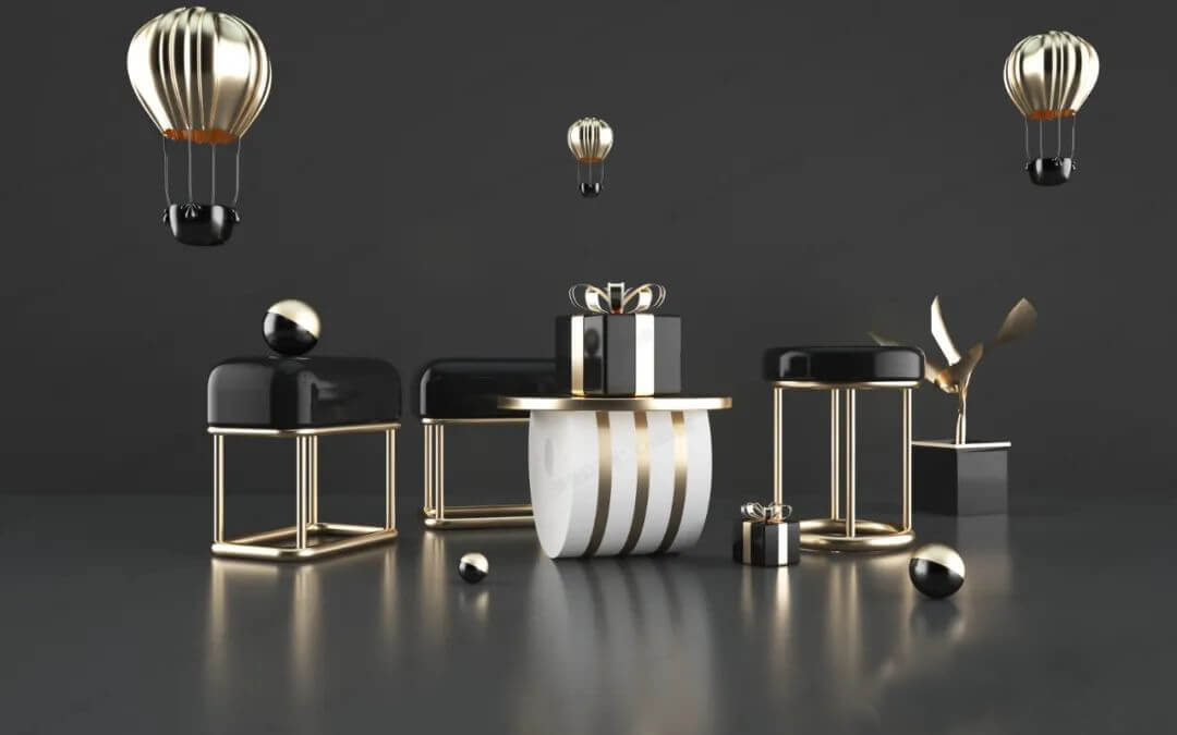 有了这些C4D素材，做电商或视觉设计再也不怕了！