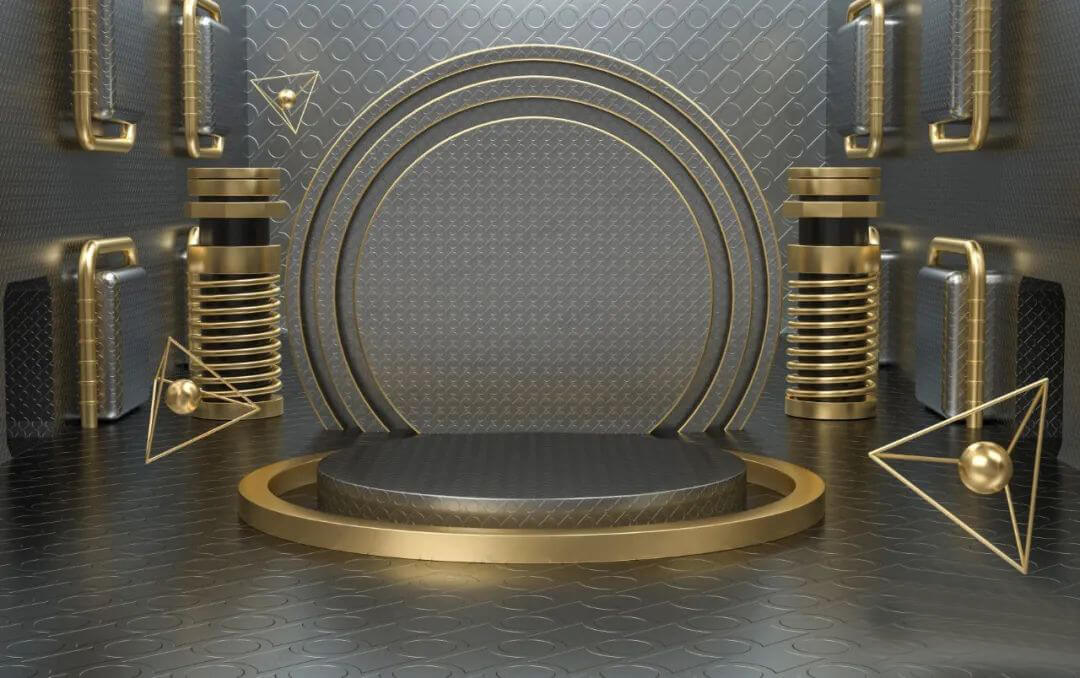 有了这些C4D素材，做电商或视觉设计再也不怕了！