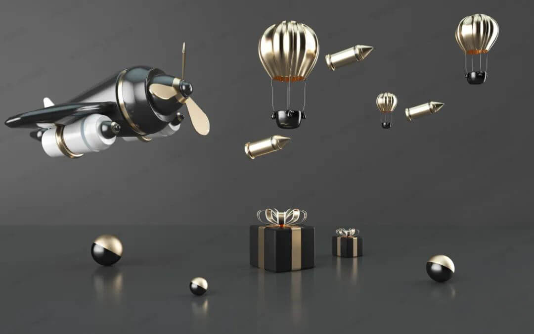 有了这些C4D素材，做电商或视觉设计再也不怕了！