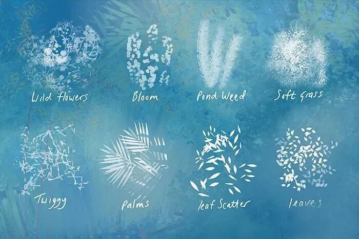 2020年最新款Procreate笔刷,我们给你整理了这7类,插画师必备!