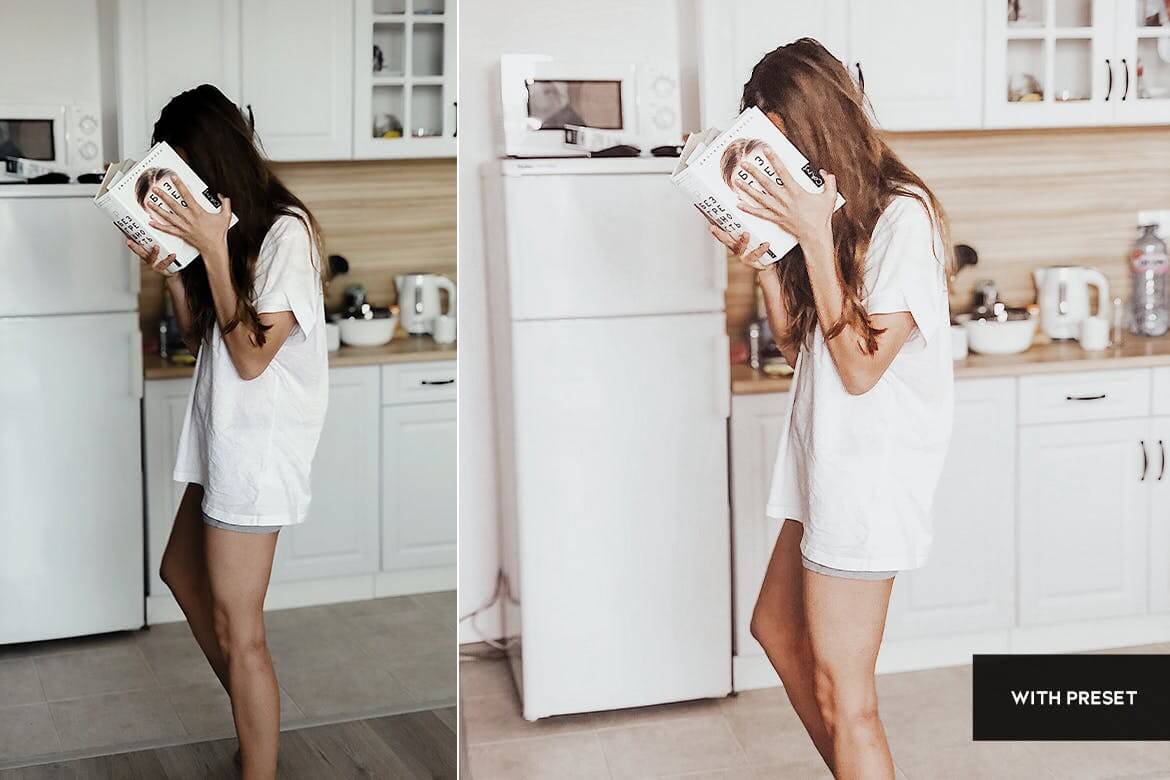 一组高端清新时尚的lightroom美白滤镜