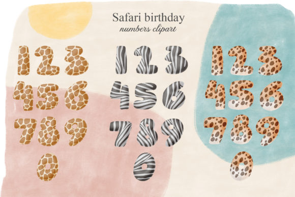 100+生日派对主题野生动物系列剪贴画PNG素材