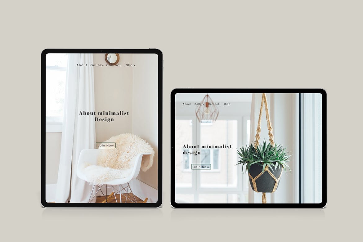 高品质的iPad Pro样机PSD素材展示模板