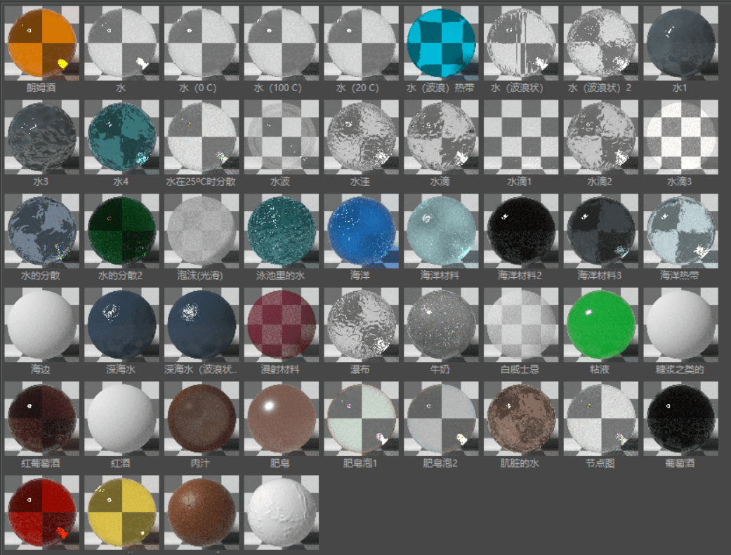 OC渲染器福音！10G史诗级中文材质合集让你作品更逼真！