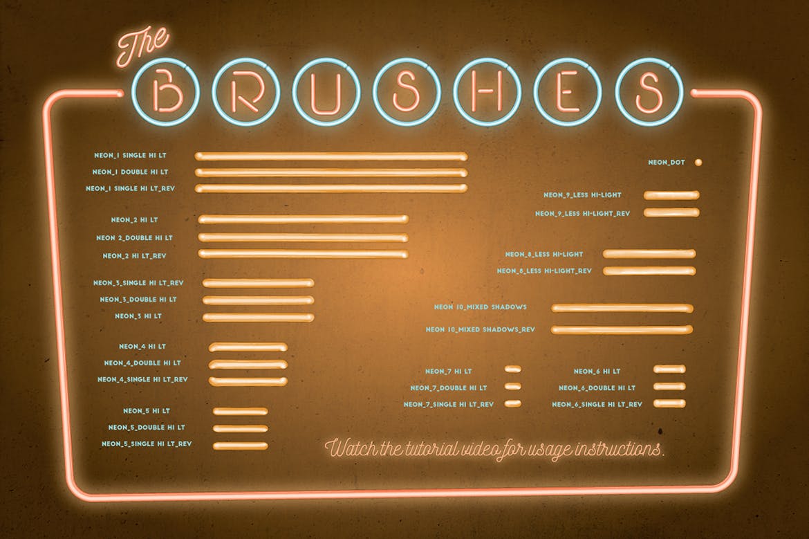 非常个性绚丽的AI霓虹灯样式素材