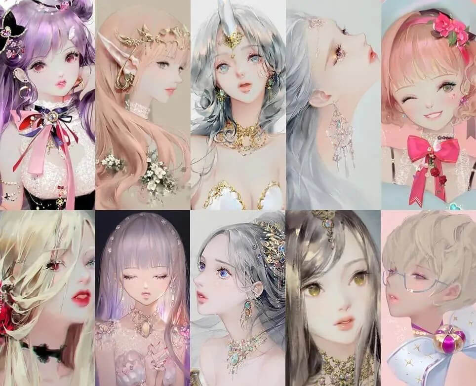 插画大神DADACHYO插画合集+教程+笔刷素材包！画风也太仙儿了吧！