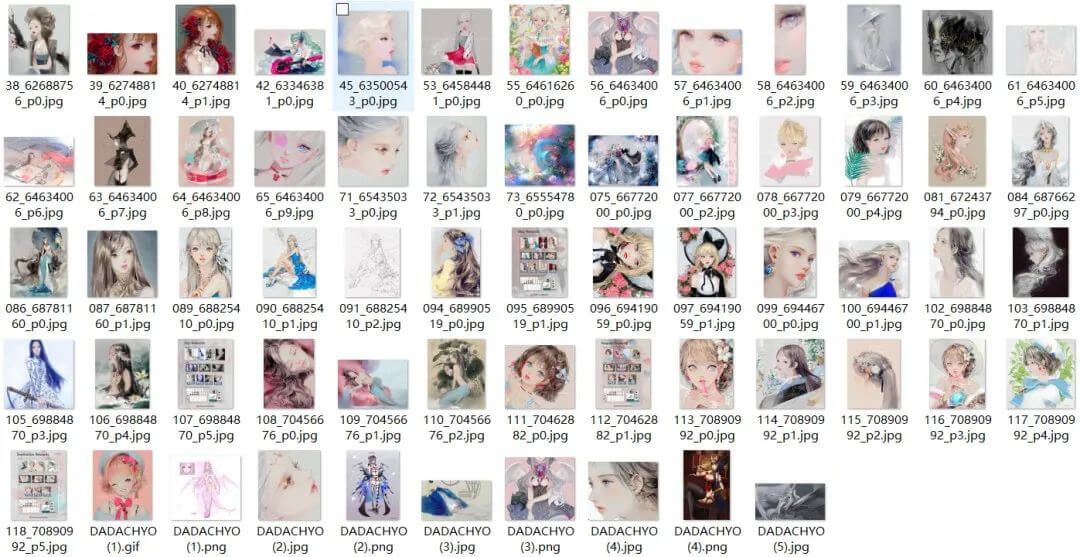 插画大神DADACHYO插画合集+教程+笔刷素材包！画风也太仙儿了吧！