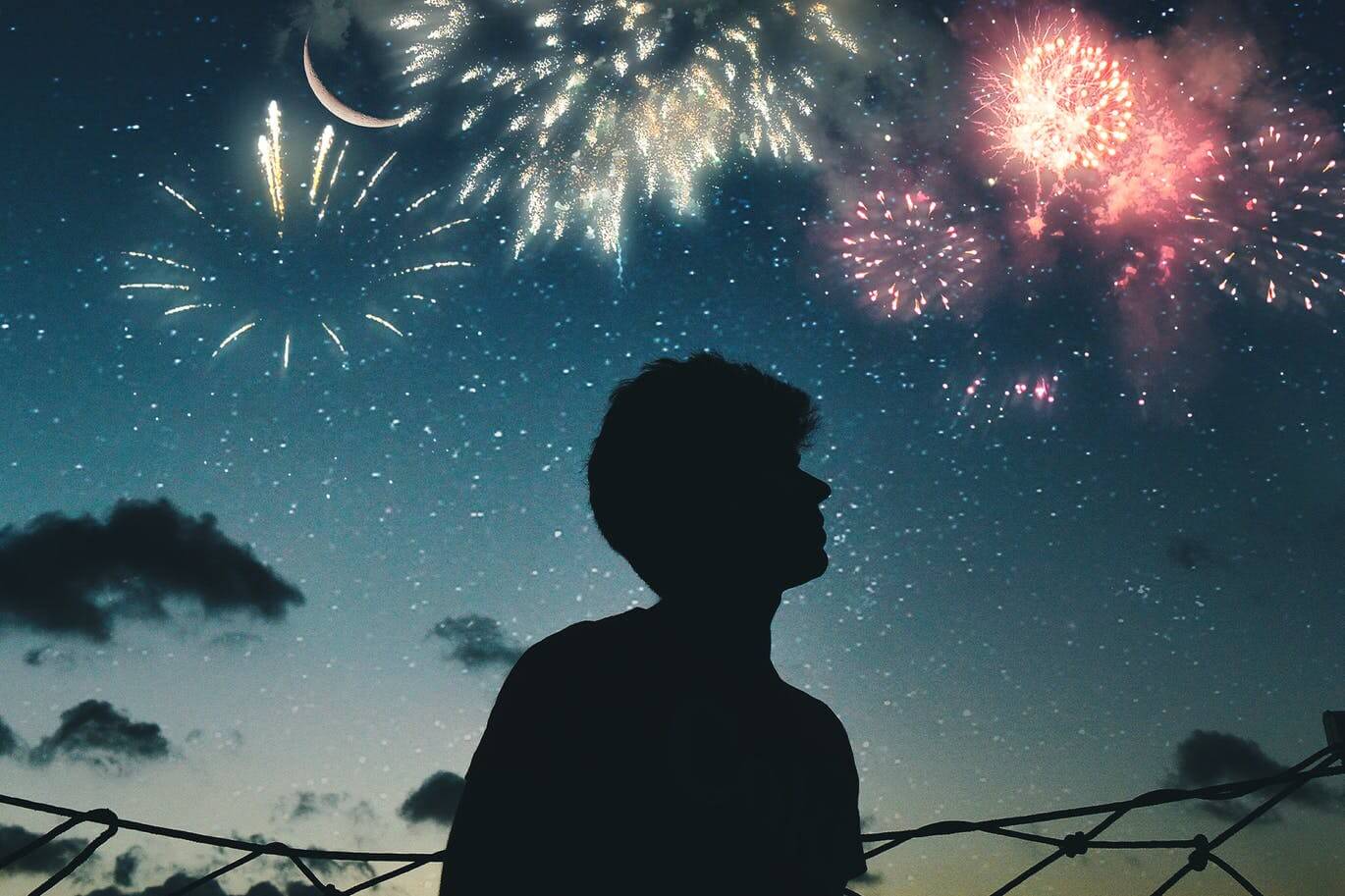 100个高端时尚新年圣诞节烟花背景图片素材大集合