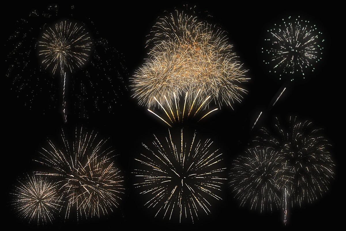 100个高端时尚新年圣诞节烟花背景图片素材大集合