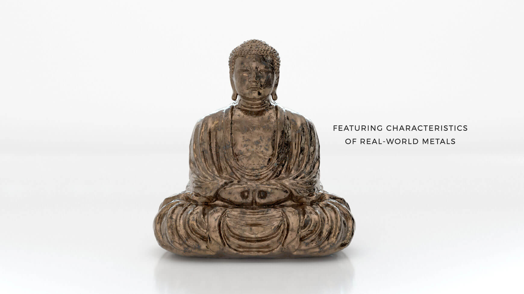 260多个Redshift金属质感钢铁黄金银铜等材质预设C4D素材包