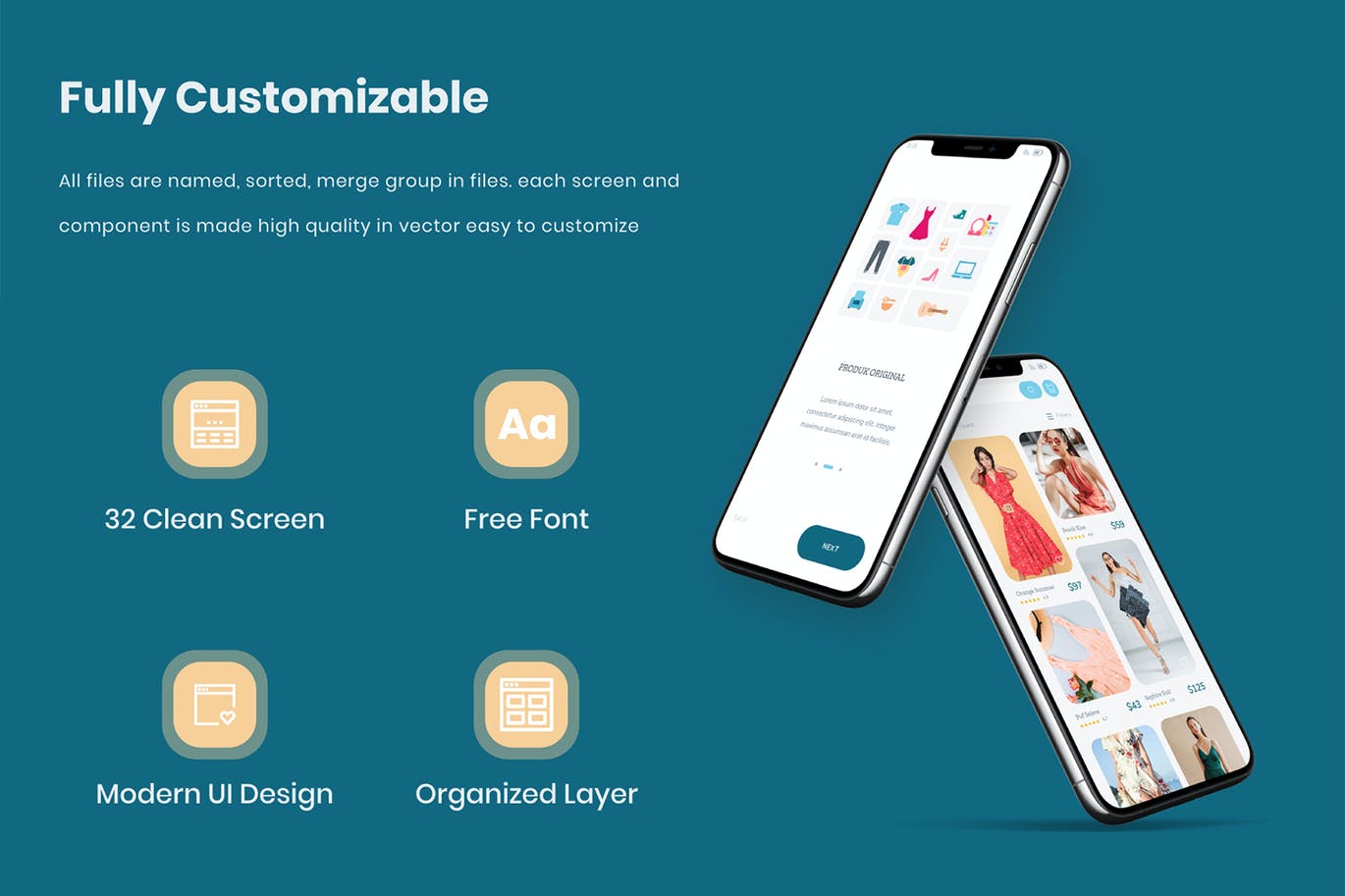 32个移动电商APP UI界面设计模板