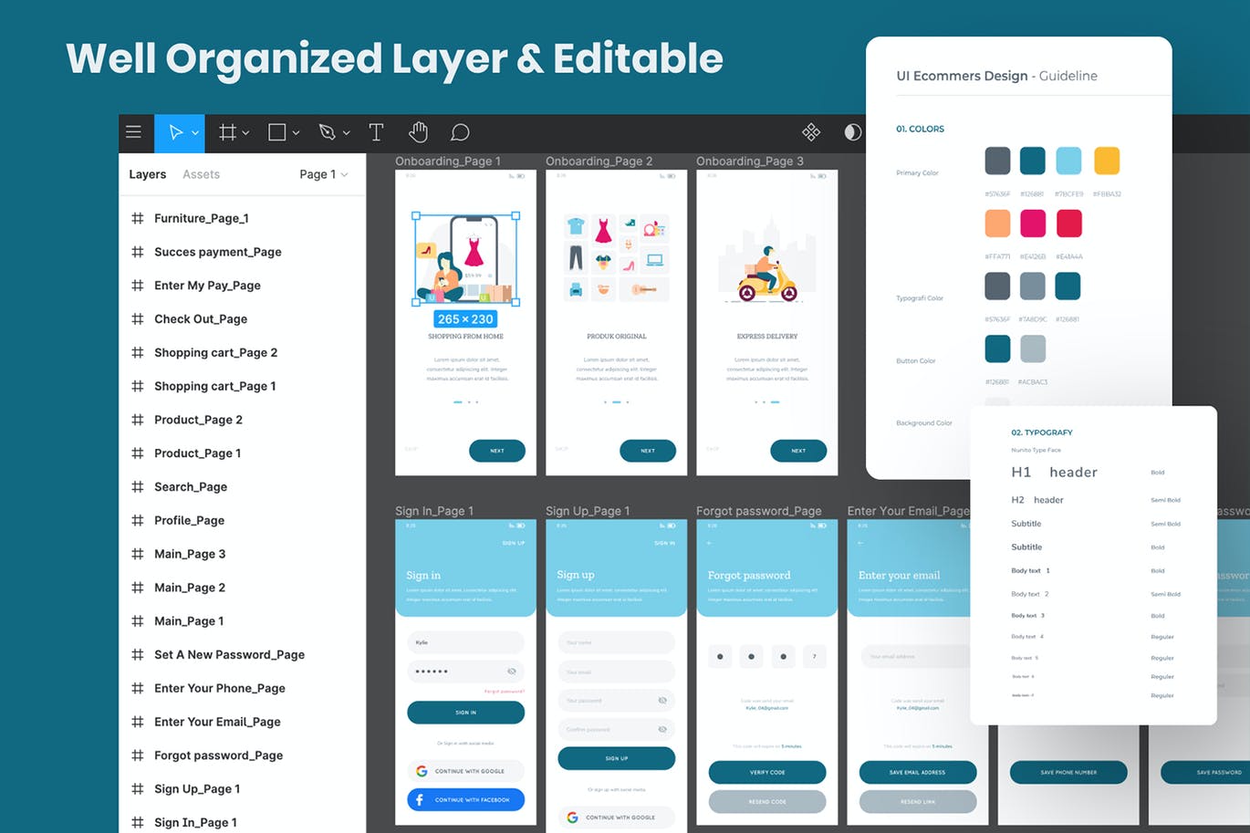 32个移动电商APP UI界面设计模板