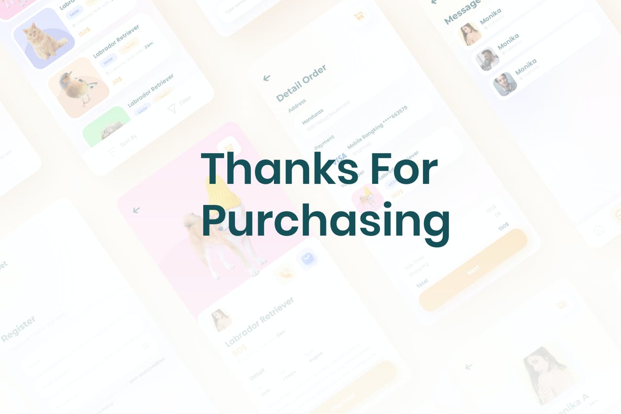 20个宠物主题APP UI素材