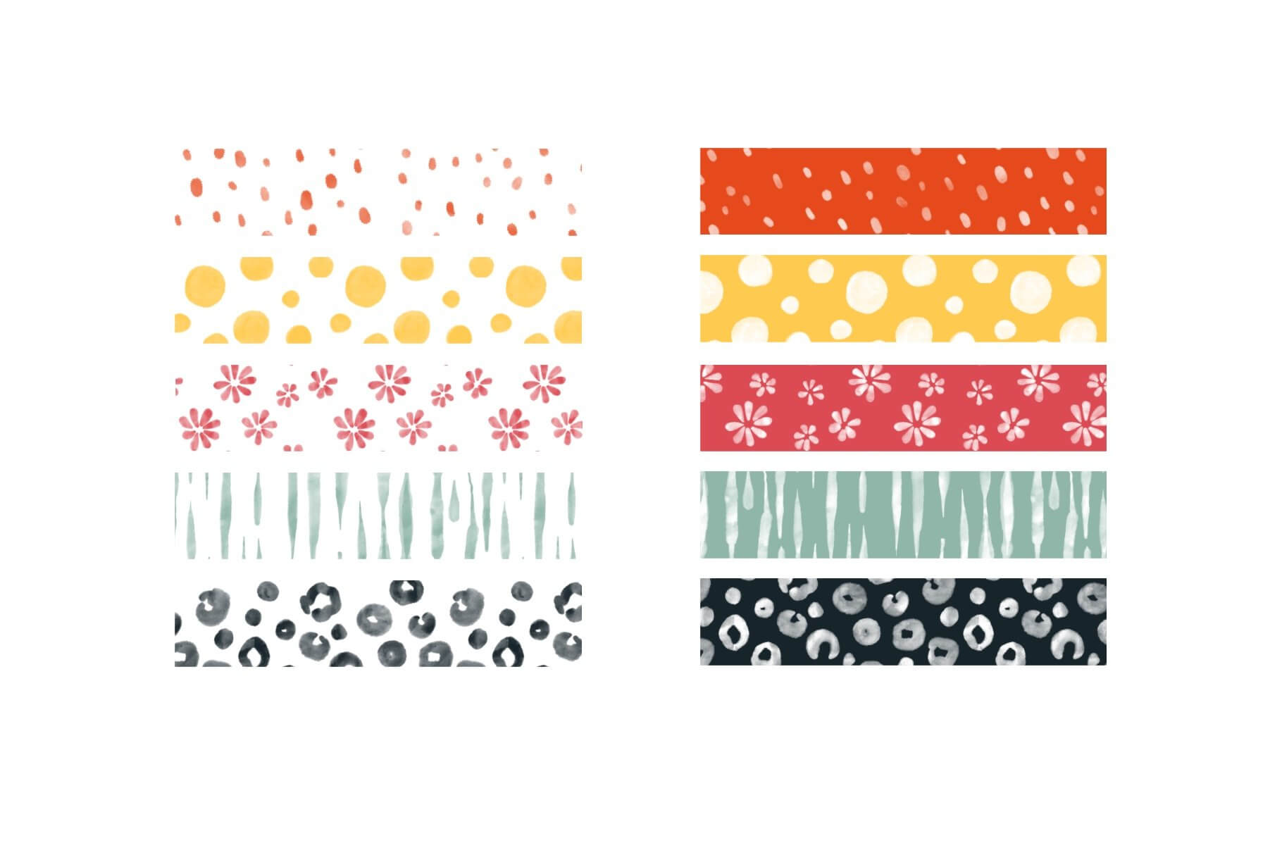 一套复古唯美的纹理Procreate笔刷素材包