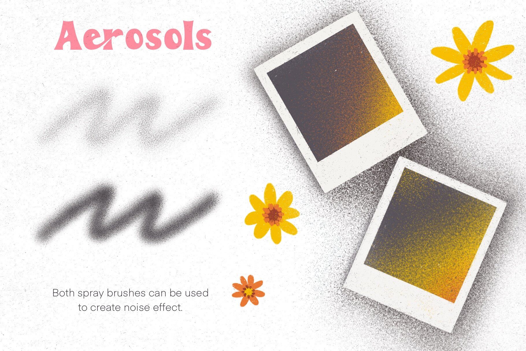 一套复古唯美的纹理Procreate笔刷素材包