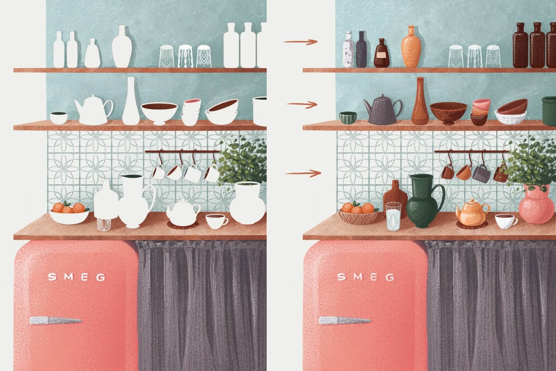 一套复古唯美的纹理Procreate笔刷素材包